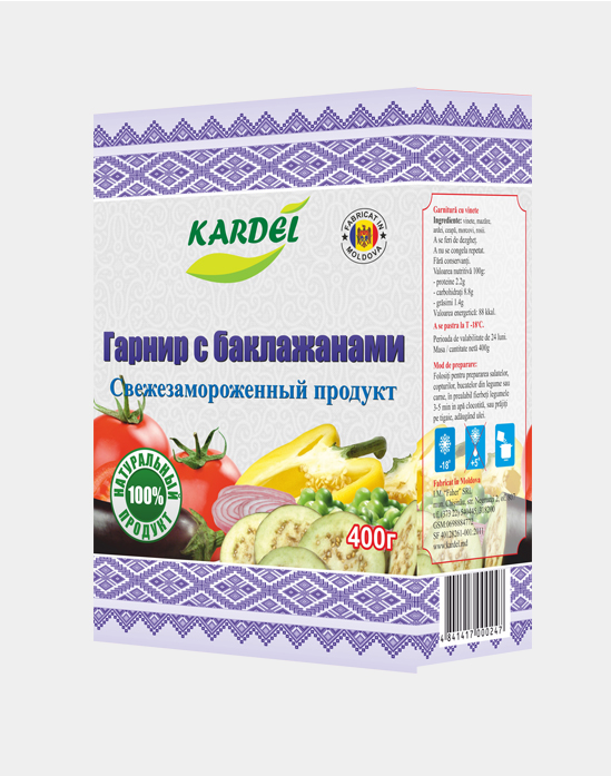 Гарнир с баклажанами