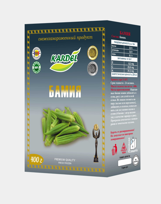Бамия для теста