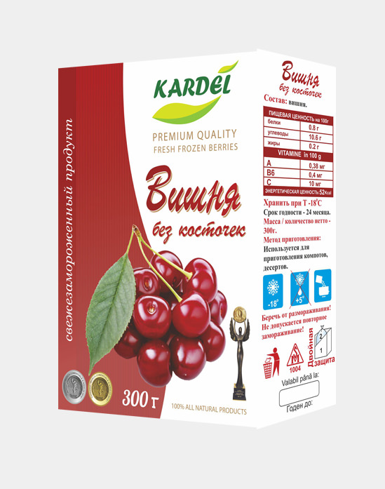 Вишня без косточек замороженная