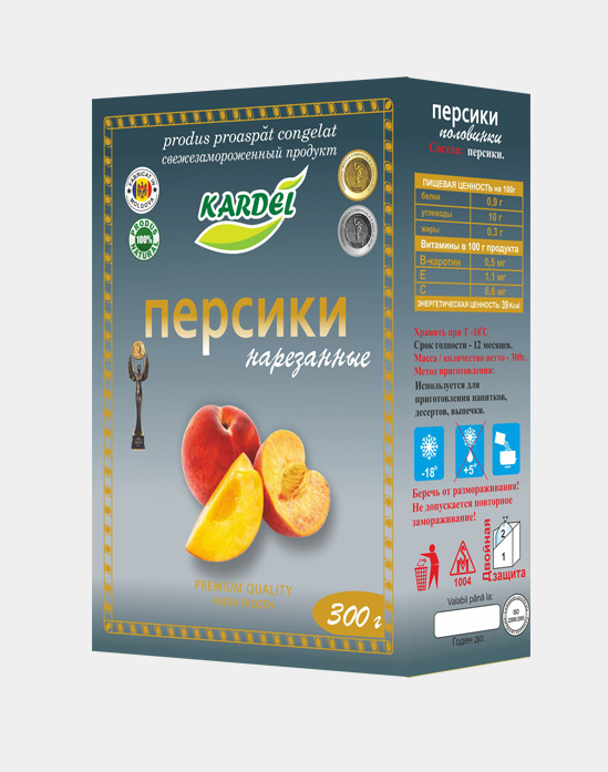 Персики замороженные