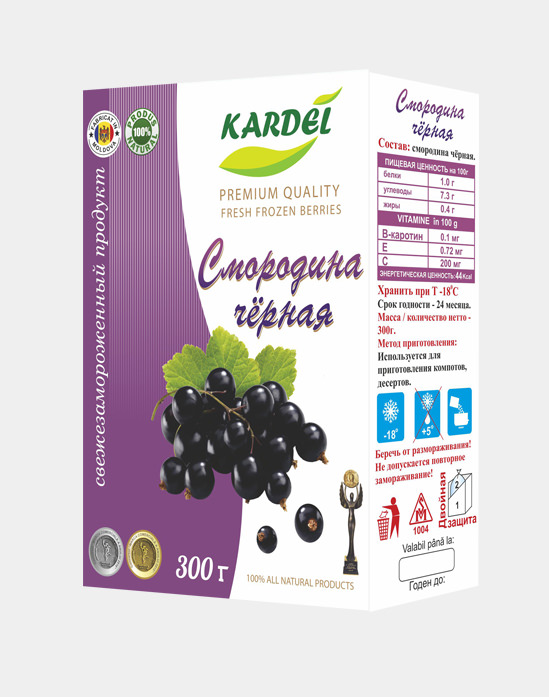 Черная смородина замороженная